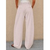 image:imageCicy Bell Womens Barrel Dress Pants High Waisted Wide Leg Work TrousersLight Pink