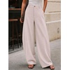 image:imageCicy Bell Womens Barrel Dress Pants High Waisted Wide Leg Work TrousersLight Pink