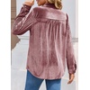 image:imageCicy Bell Womens Velvet Shirts Casual Long Sleeve Tops Fall Shacket JacketPink