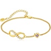 image:imageCicy Bell Birthstone Bracelet for Women 18K Gold Plated Jewelry Gift02FebViolet Purple