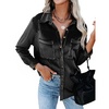 image:imageCicy Bell Womens Velvet Shirts Casual Long Sleeve Tops Fall Shacket JacketBlack