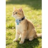 image:imageCicy Bell Breakaway Cat Collars with Bow and Bell Adjustable Safety BuckleYellowBlue