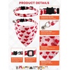 image:imageCicy Bell Dog Collars Breakaway Bow Tie Bell Kitten Bandana SetPeach Pink