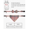 image:imageCicy Bell Dog Collars Breakaway Bow Tie Bell Kitten Bandana SetPink Plaid