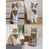 image:imageCicy Bell Dog Collars Breakaway Bow Tie Bell Kitten Bandana SetYellow Leopard Print