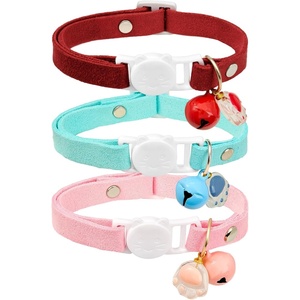 image:imageCicy Bell Breakaway Cat Collars with Bow and Bell Adjustable Safety BuckleFlower