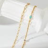 image:imageCicy Bell Ankle Bracelets for Women 18K Gold Layered Anklets Non TarnishGold