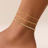 image:imageCicy Bell Ankle Bracelets for Women 18K Gold Layered Anklets Non TarnishStyle CGold B