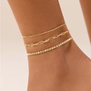 image:imageCicy Bell Ankle Bracelets for Women 18K Gold Layered Anklets Non TarnishStyle CGold B