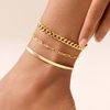 image:imageCicy Bell Ankle Bracelets for Women 18K Gold Layered Anklets Non TarnishStyle CGold D