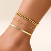 image:imageCicy Bell Ankle Bracelets for Women 18K Gold Layered Anklets Non TarnishStyle CGold D
