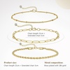 image:imageCicy Bell Ankle Bracelets for Women 18K Gold Layered Anklets Non TarnishStyle CGold F