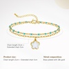 image:imageCicy Bell Ankle Bracelets for Women 18K Gold Layered Anklets Non TarnishStyle DFlowers Gold