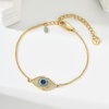 image:imageCicy Bell Ankle Bracelets for Women 18K Gold Layered Anklets Non TarnishStyleEvil Eye