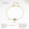 image:imageCicy Bell Ankle Bracelets for Women 18K Gold Layered Anklets Non TarnishStyleEvil Eye