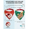 image:imageCicy Bell Cat Collars Breakaway with Bandana Accessories for Pet CollarsStyle C