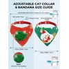 image:imageCicy Bell Cat Collars Breakaway with Bandana Accessories for Pet CollarsStyle D