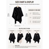 image:imageCicy Bell Womens Elegant Shawl Wraps Soft Open Front Poncho SweaterBlack
