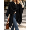 image:imageCicy Bell Womens Elegant Shawl Wraps Soft Open Front Poncho SweaterBlack