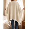 image:imageCicy Bell Womens Elegant Shawl Wraps Soft Open Front Poncho SweaterCreamywhite