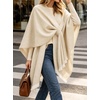 image:imageCicy Bell Womens Elegant Shawl Wraps Soft Open Front Poncho SweaterCreamywhite