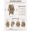 image:imageCicy Bell Womens Elegant Shawl Wraps Soft Open Front Poncho SweaterKhaki