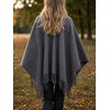 image:imageCicy Bell Womens Fringe Shawl Wraps Warm Fall Winter Sweaters 2026Grey