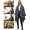 image:imageCicy Bell Womens Fringe Shawl Wraps Warm Fall Winter Sweaters 2026Leopard