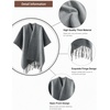 image:imageCicy Bell Womens Fringe Shawl Wraps Warm Fall Winter Sweaters 2026Wine Red
