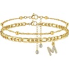 Style A-Initial M Gold