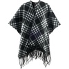 image:imageCicy Bell Womens Fringe Shawl Wraps Warm Fall Winter Sweaters 2026Black Plaid