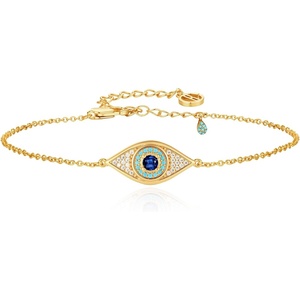 image:imageCicy Bell Ankle Bracelets for Women 18K Gold Layered Anklets Non TarnishStyleEvil Eye