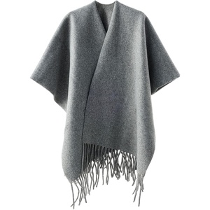 image:imageCicy Bell Womens Fringe Shawl Wraps Warm Fall Winter Sweaters 2026Grey
