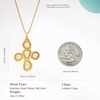 image:imageCicy Bell Cross Necklace for Women 18K Gold Plated Enamel Christian PendantGoldB