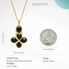 image:imageCicy Bell Cross Necklace for Women 18K Gold Plated Enamel Christian PendantGoldC