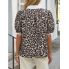 image:imageCicy Bell Womens Floral Puff Sleeve Tops Dressy Casual Boutique ShirtsLeopard