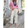 image:imageCicy Bell Womens Floral Puff Sleeve Tops Dressy Casual Boutique ShirtsRose Red
