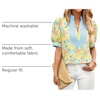 image:imageCicy Bell Womens Floral Puff Sleeve Tops Dressy Casual Boutique ShirtsYellow