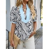 image:imageCicy Bell Womens Floral Puff Sleeve Tops Dressy Casual Boutique ShirtsZebra