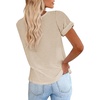 image:imageCicy Bell Womens Short Sleeve Tshirts Loose Casual Summer Basic Tees TopsApricot