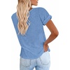 image:imageCicy Bell Womens Short Sleeve Tshirts Loose Casual Summer Basic Tees TopsBlue