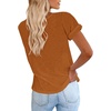 image:imageCicy Bell Womens Short Sleeve Tshirts Loose Casual Summer Basic Tees TopsBrown