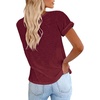 image:imageCicy Bell Womens Short Sleeve Tshirts Loose Casual Summer Basic Tees TopsBurgundy