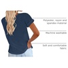 image:imageCicy Bell Womens Short Sleeve Tshirts Loose Casual Summer Basic Tees TopsNavy