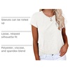 image:imageCicy Bell Womens Short Sleeve Tshirts Loose Casual Summer Basic Tees TopsWhite