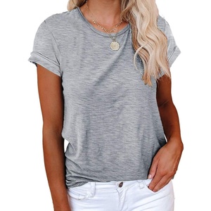 image:imageCicy Bell Womens Short Sleeve Tshirts Loose Casual Summer Basic Tees TopsGrey