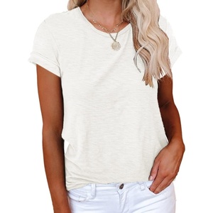 image:imageCicy Bell Womens Short Sleeve Tshirts Loose Casual Summer Basic Tees TopsWhite