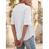 image:imageCicy Bell Womens Peplum Button Down Blouse Summer Vneck Flowy Babydoll TopsWhite