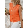 image:imageCicy Bell Womens Cropped Sweater Vests Sleeveless Button Up Knit Tank TopsOrange
