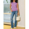 image:imageCicy Bell Womens Cropped Sweater Vests Sleeveless Button Up Knit Tank TopsPurple